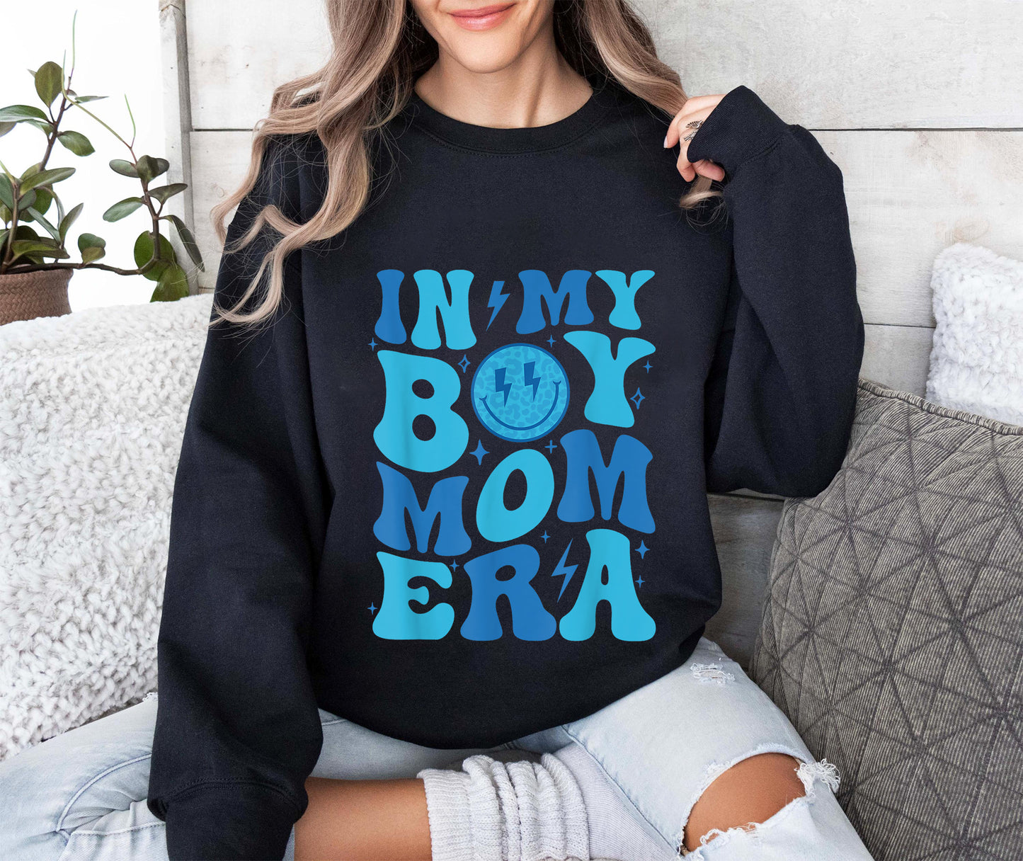 In My Boy Mom Era Sweatshirt, Gift for Mother's Day