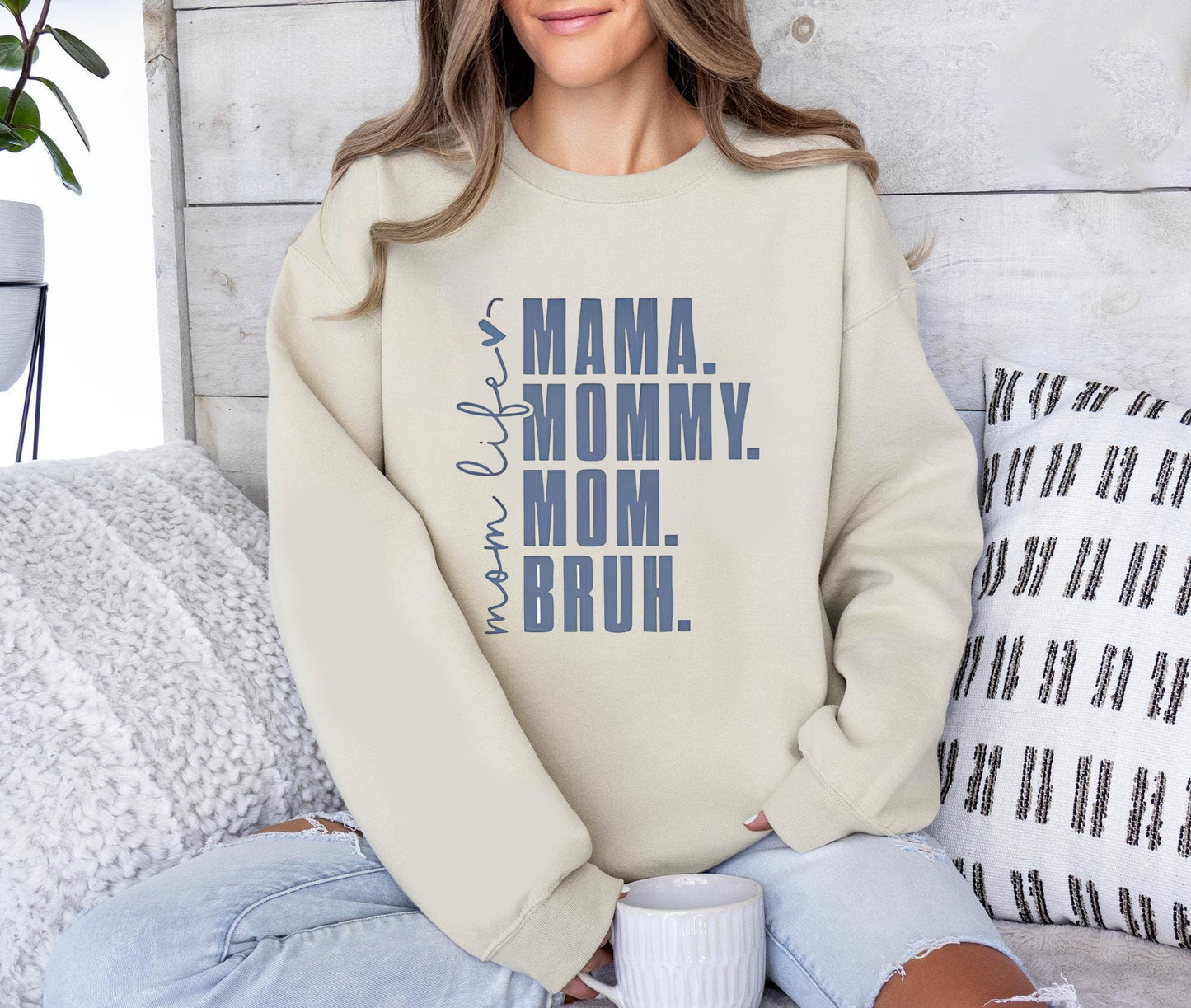 Mama Mommy Mom Bruh Sweatshirt, Funny Mom Shirt, Mothers Day Gift, Mom Shirt, Gift For Mom