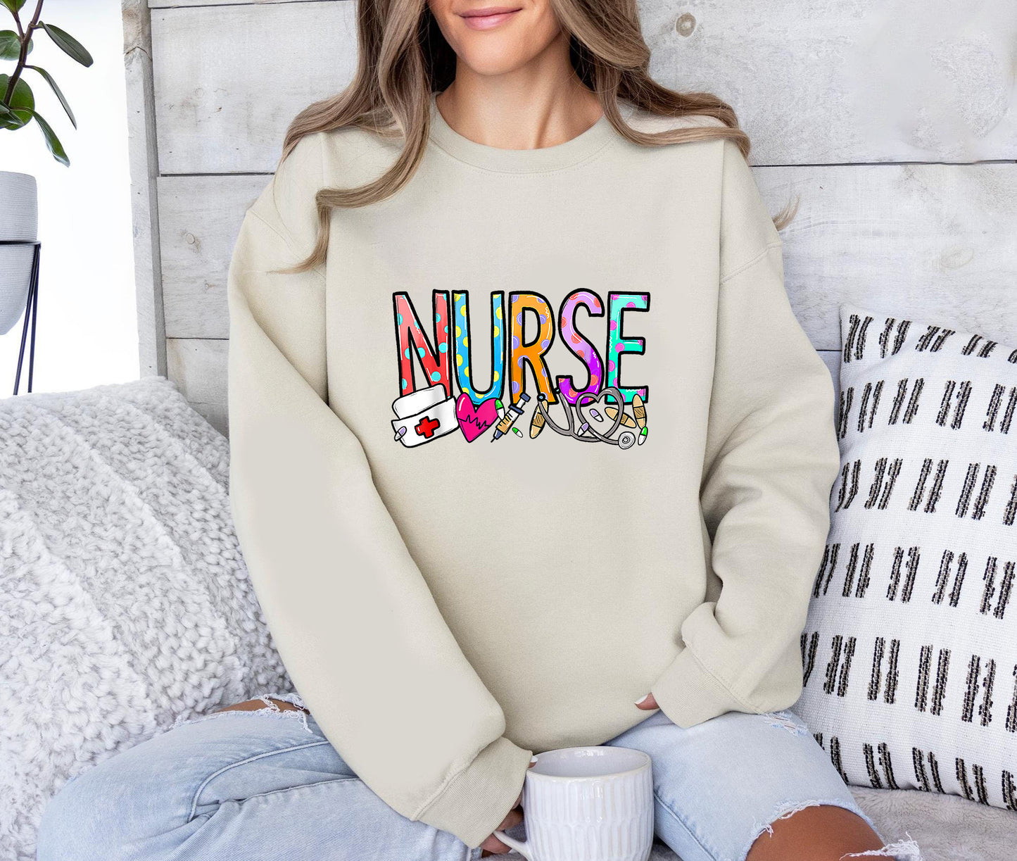 NURSE'S DAY Nurse Life NURSE WEEK 2025 Women Sweatshirt, Gift for Nurse