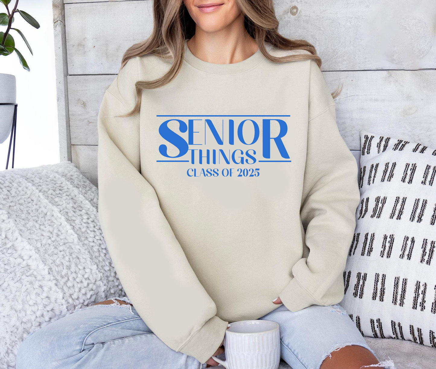 Senior Things 2025 Sweatshirt, Senior Things 2025 Hoodie, Class of 2025 Crewneck, Graduation Gift, Senior 2025 Shirt