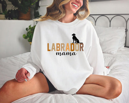 Labrador Mama Shirt, Labrador Retriever Sweatshirt, Dog Crewneck, Dog Lover Gift, Labrador Mom Sweatshirt,