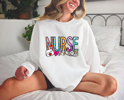 NURSE'S DAY Nurse Life NURSE WEEK 2025 Women Sweatshirt, Gift for Nurse
