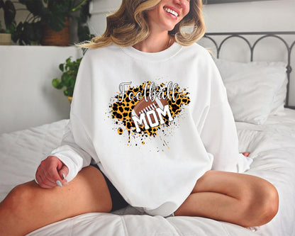 Football Mom Leopard Sweatshirt, Game Day T-Shirts