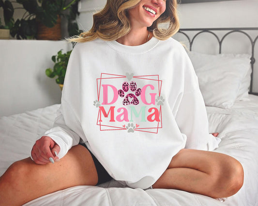 Dog Mama Sweatshirt, Cute Dog Mama Shirt, Gift for Dog Mom