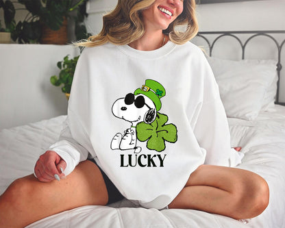 Peanuts St. Patrick's Snoopy Lucky Sweatshirt