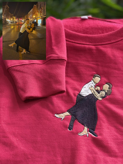 Custom Embroidered Sweatshirt Embroidery Photo, custom embroidered shirt, custom embroidered hats, custom embroidered polo