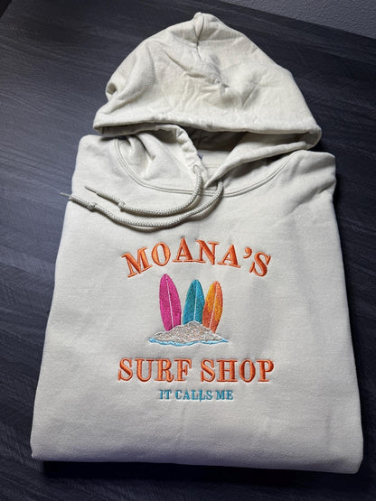 Embroidered Surf Shop Unisex Hoodie Sweatshirt