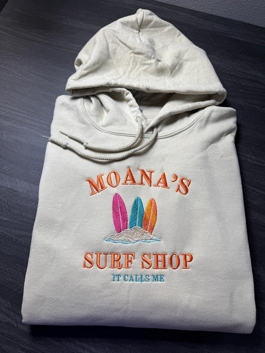 Embroidered Surf Shop Unisex Hoodie Sweatshirt