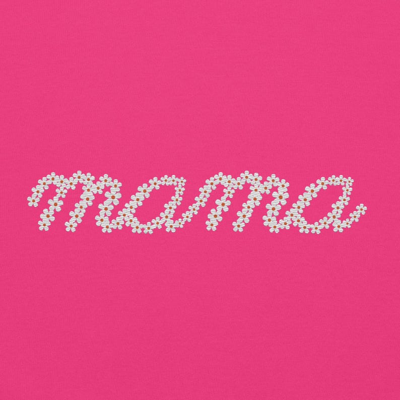 Embroidered Floral Mama Sweatshirt, Mama Crewneck, Embroidered Sweatshirt for Mom Gift Custom Crewneck, Personalized Mama, Floral Mama Shirt