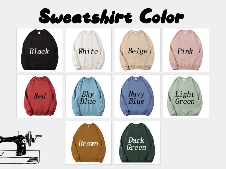 Geansaí Bróidnithe Tosaigh Neodrach, Léine Monagramáilte Íosta, Bronntanas Bróidnéireachta Cochaill Phearsantaithe Crewneck Ró-Mhórmhéide do Mhná 