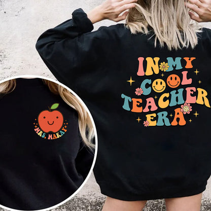 i Mo Chool Teacher Era Geansaí - Cool Teacher Club geansaí, Greannmhar Múinteoir Sweatshirt