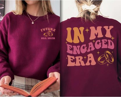 i Mo Geansaí Ré Gafa - Geansaí Bride Saincheaptha, Bronntanas Rannpháirtíochta dá cuid, Bronntanas Cith Bridal, Geansaí Bachelorette