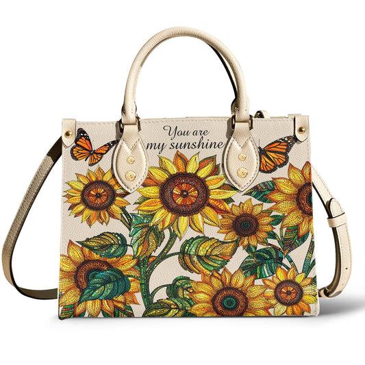 Leather Bag Sunshine Field