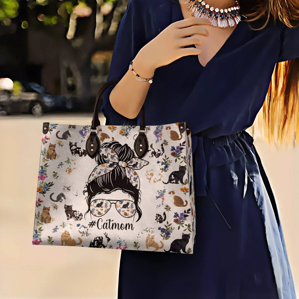 Leather Bag Catmom