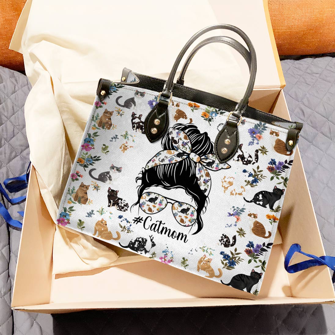Leather Bag Catmom