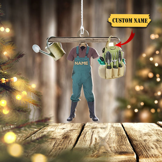 Love Garden custom shaped Ornament Christmas gift, Ornament Decoration, Ornament For Gift, Ornament Christmas