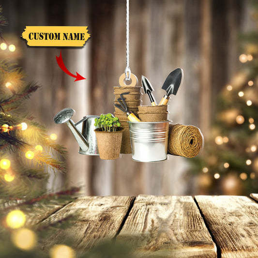 Love Garden custom shaped Ornament Christmas gift_Style 2, Ornament Decoration, Ornament For Gift, Ornament Christmas