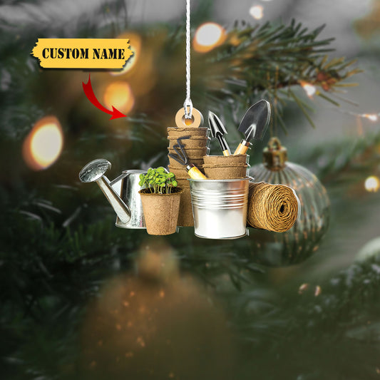 Love Garden custom shaped Ornament Christmas gift_Style 2, Ornament Decoration, Ornament For Gift, Ornament Christmas