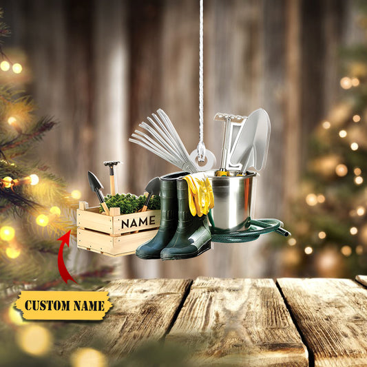 Love Garden custom shaped Ornament Christmas gift_Style 2_PACK 1 13, Ornament Decoration, Ornament For Gift, Ornament Christmas