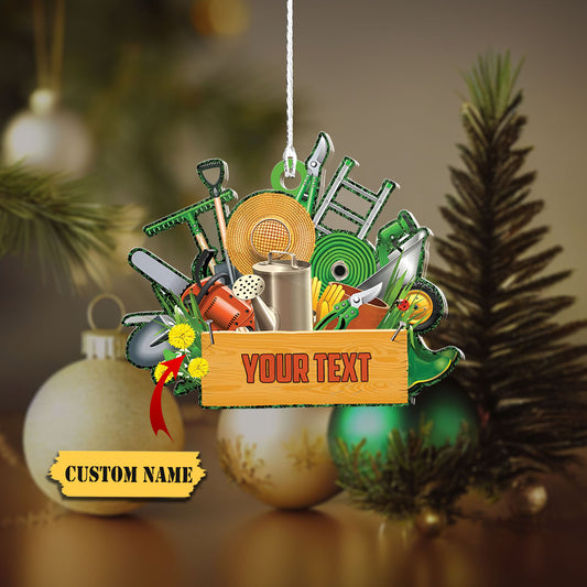 Love Garden custom shaped Ornament Christmas gift_Style 4_PACK 1 12, Ornament Decoration, Ornament For Gift, Ornament Christmas