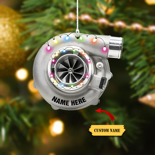 Mechanic Custom Name Shape Ornament, Ornament Decoration, Ornament For Gift, Ornament Christmas