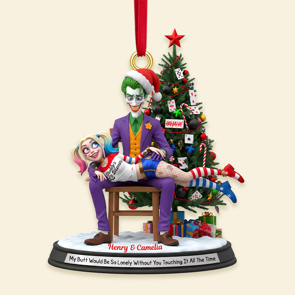 Personalized Gifts For Christmas, Mischievous Couple Acrylic Ornament