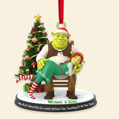 Alien Couple - Personalized Christmas Gifts For Couple Ornament