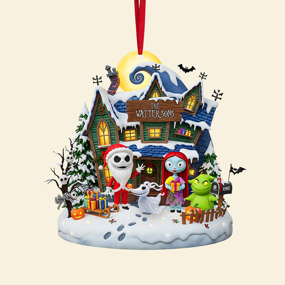 Spooky Family Ornament - Personalized Gifts For Family