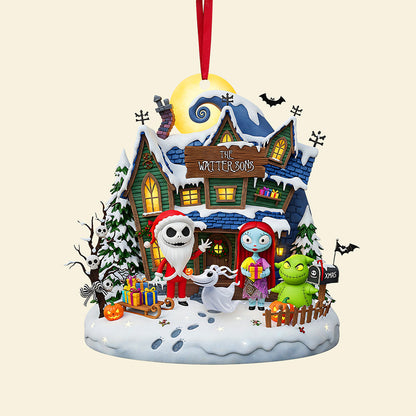 Spooky Family Ornament - Personalized Gifts For Family