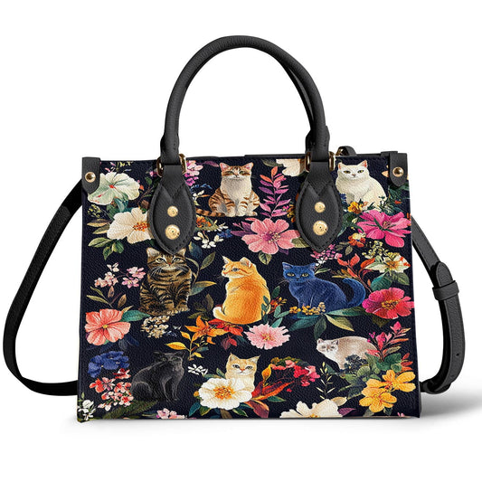 Leather Bag Moonlit Garden Whiskers