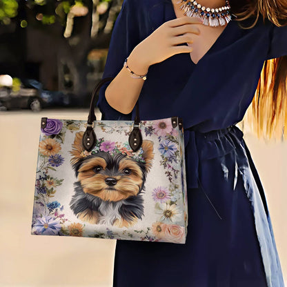 Leather Bag Blossom Pup