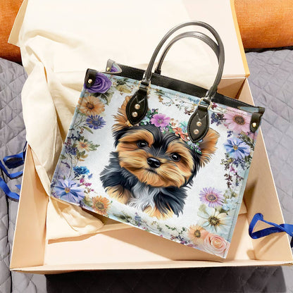 Leather Bag Blossom Pup