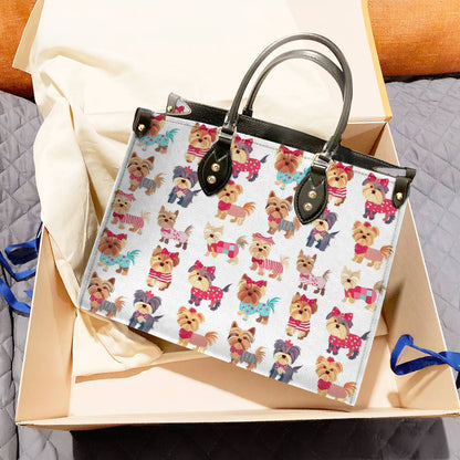 Leather Bag Sweet Yorkie