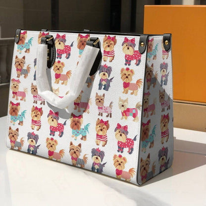 Leather Bag Sweet Yorkie
