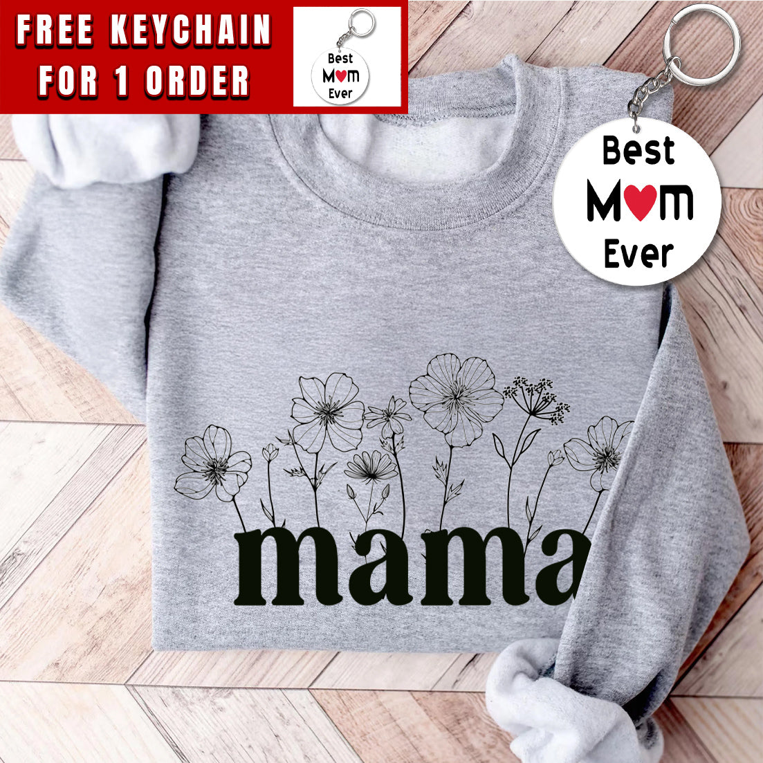 Floral Mama Coquette Bow Sweatshirt, Mama Flower Shirt, Mama Shirt