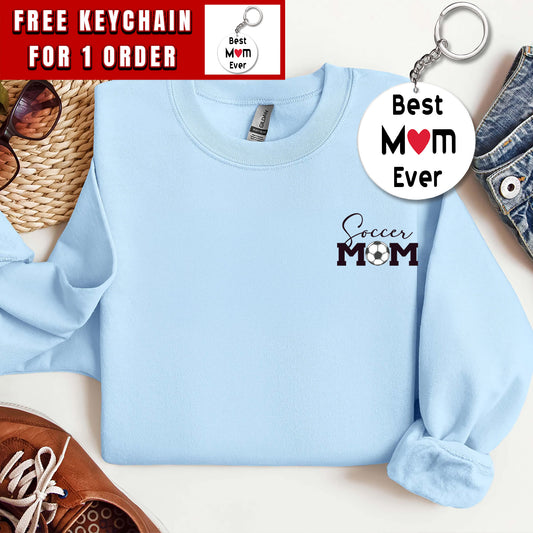 Personalized Soccer Mom Sweatshirt, Custom Soccer Mama Shirt, Customized Soccer Mom Hoodie, Gift For Mom, Soccer Mama Hoodie, Gift For Mother's Day