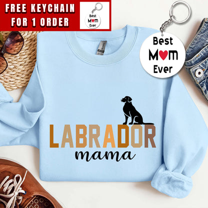 Labrador Mama Shirt, Labrador Retriever Sweatshirt, Dog Crewneck, Dog Lover Gift, Labrador Mom Sweatshirt,