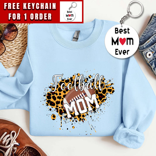 Football Mom Leopard Sweatshirt, Game Day T-Shirts