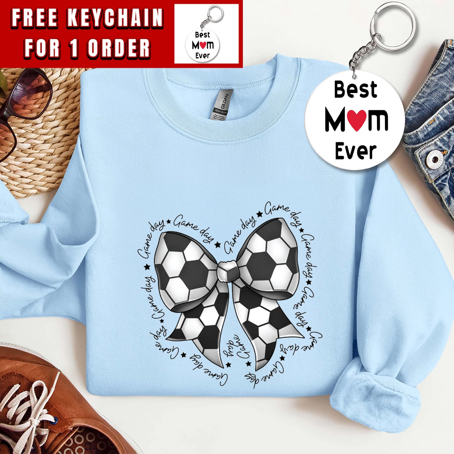 Game Day Sweatshirt, Soccer Mama Shirt, Soccer Mom Shirt