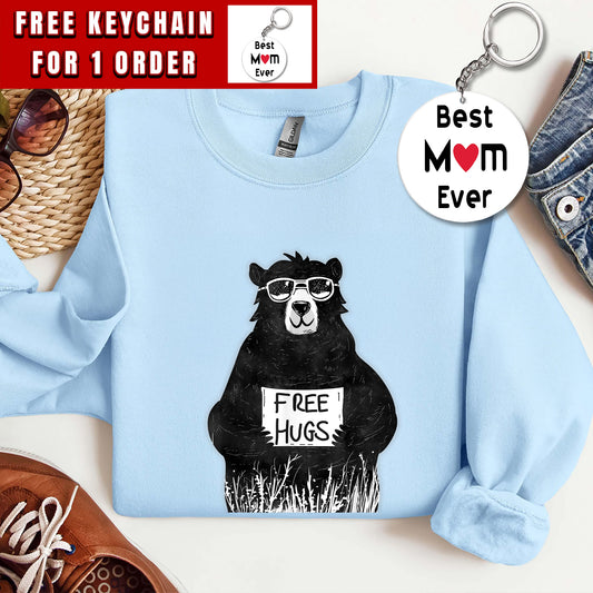 Free Hugs from Grizzly Bear Sweatshirt