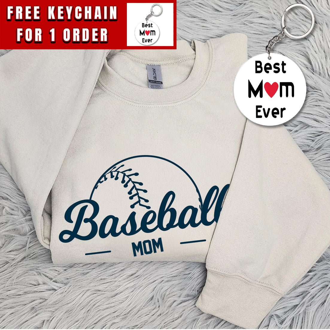 Custom Baseball Mom Sweatshirt, Game Day Shirt, Personalized Baseball Hoodie, Mom Gift