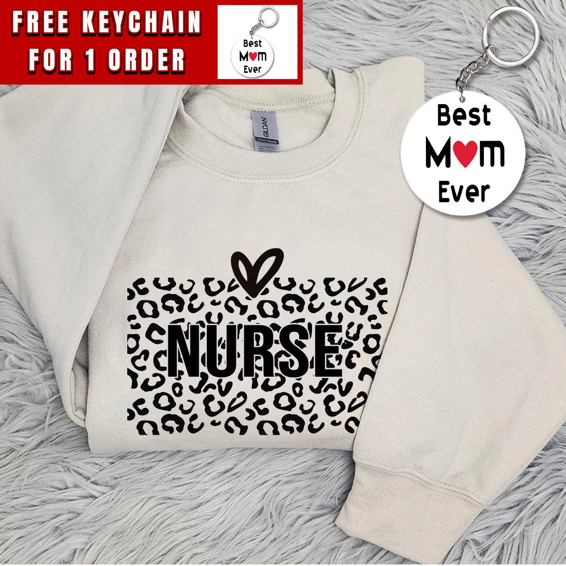 Nurse Sweatshirt, Nurse Shirts for Women, Nurse Saving Lives, Nurse Gift, Leopard Nurse Shirt, Nurse Life Shirt, Nurse Love Shirt