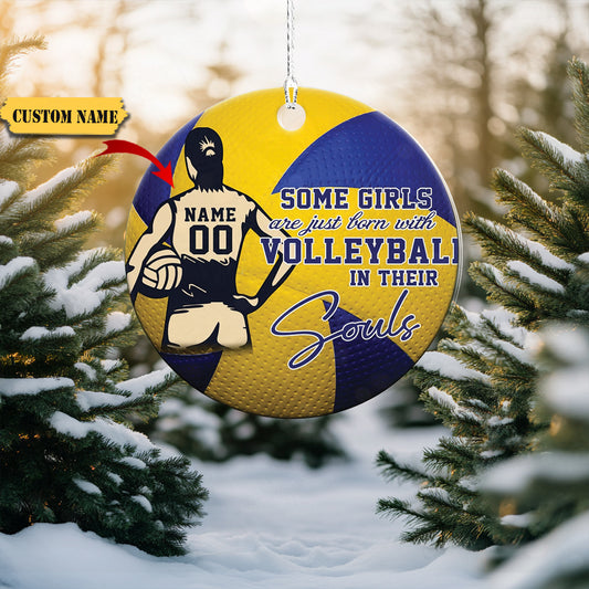 Mostprints Personalized Volleyball Ornament, Volleyball Christmas Ornament, Beach Volleyball Gift for Volleyball Players Volleyball Ornament456456, Ornament Decoration, Ornament For Gift, Ornament Christmas