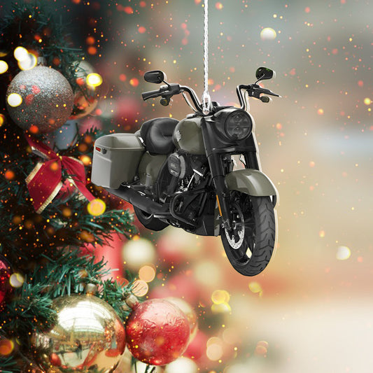 Motorcycle Ornament – Road King, Christmas Gift for Motorcycle lover, Ornament Decoration, Ornament For Gift, Ornament Christmas