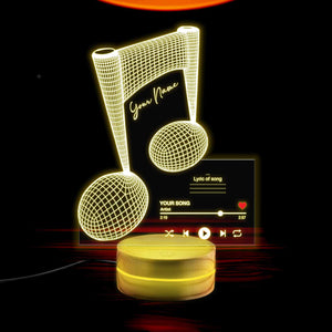 Shaped 2D Led Light! Gift for Musicians. Piano, Drums, Headphones, Treble Clef Desk Lamps. 2D Night Light Gift for Music Lovers