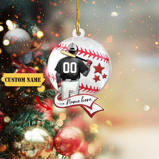 Personalized Baseball In Their Souls Christmas Ornament, Ornament Decoration, Ornament For Gift, Ornament Christmas