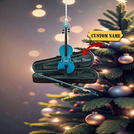 Personalized Cello Ornament - Orchestra Christmas Ornaments, Musical Instrument, Ornament Decoration, Ornament For Gift, Ornament Christmas