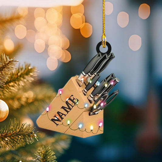 Personalized Chef Christmas Ornament 2023, Cooking Christmas Ornaments, Chef Uniform Ornament 2, Ornament Decoration, Ornament For Gift, Ornament Christmas