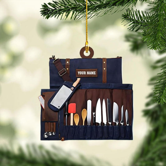 Personalized Chef Christmas Ornament 2023, Cooking Christmas Ornaments, Chef Uniform Ornament 4, Ornament Decoration, Ornament For Gift, Ornament Christmas