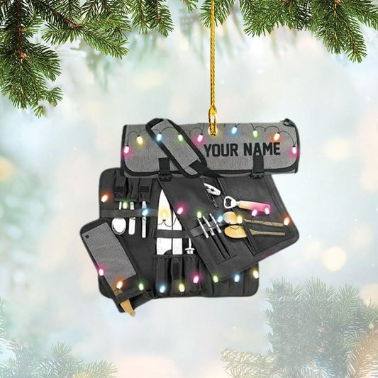 Personalized Chef Christmas Ornament 2023, Cooking Christmas Ornaments, Chef Uniform Ornament 5, Ornament Decoration, Ornament For Gift, Ornament Christmas